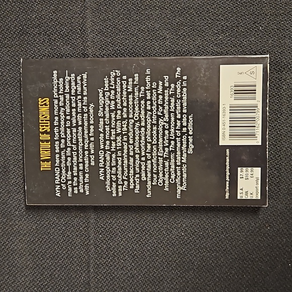 AYN RAND 'Philosophy:Who needs it' and 'The Virtue of Selfishness' NEW unbroken - Picture 3 of 10